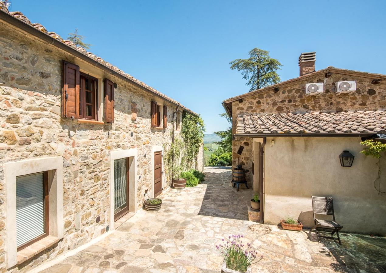 Appartamento Gemma Bianca-Tavoleto Castiglione d'Orcia Luaran gambar