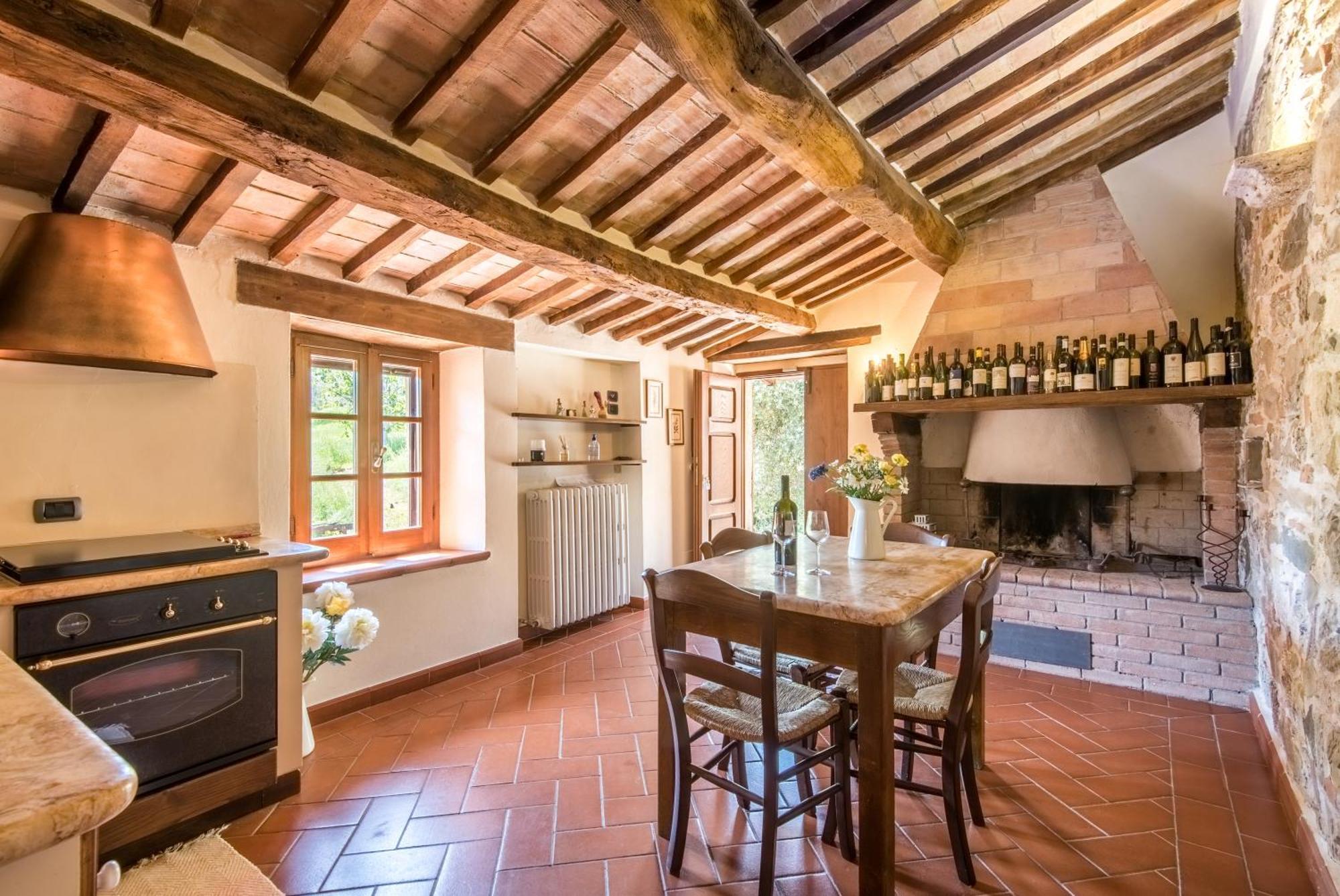 Appartamento Gemma Bianca-Tavoleto Castiglione d'Orcia Luaran gambar